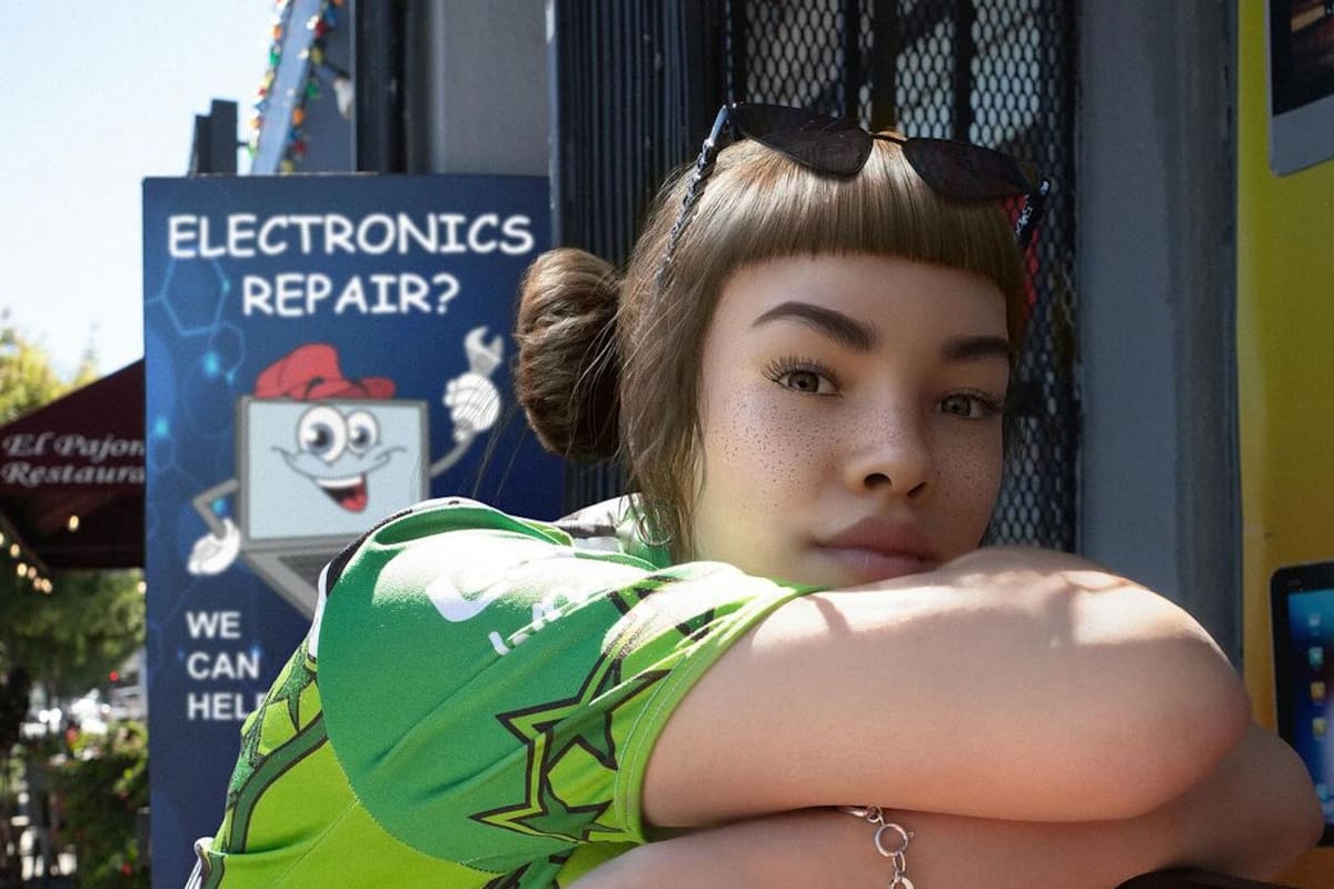 Lil Miquela, una influencer digital pionera en el rubro, con 2,7 millones de seguidores en Instagram
