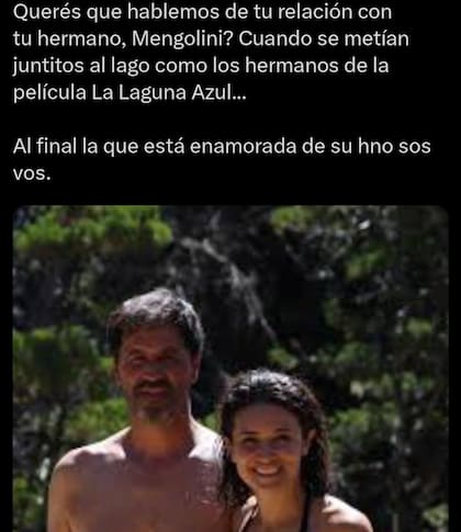 Lilia Lemoine acusó a Julia Mengolini de tener relaciones incestuosas con su hermano
