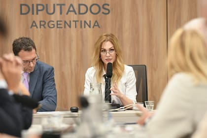 Lilia Lemoine, diputada de LLA, al momento de ser designada presidenta de la Comisión de Juicio Política