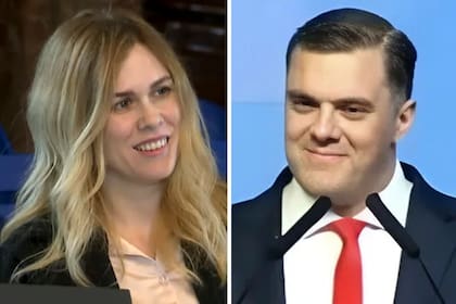 Lilia Lemoine y Daniel Parisini
