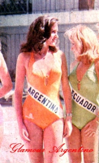 Lilian Deasti, nuevamente junto a la representante de Ecuador. Foto: Glamour Argentino
