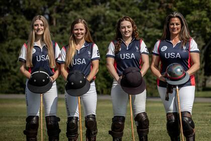 Lilian Lequerica, Audry Persano, Jenna Davis y Erica Gandomcar son las otras finalistas, y el último obstáculo de las argentinas en su intento de ser campeonas mundiales.