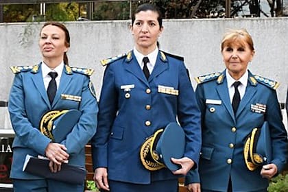 Liliana Casado, Norma Puccia y Norma Moracci, en la plana mayor
