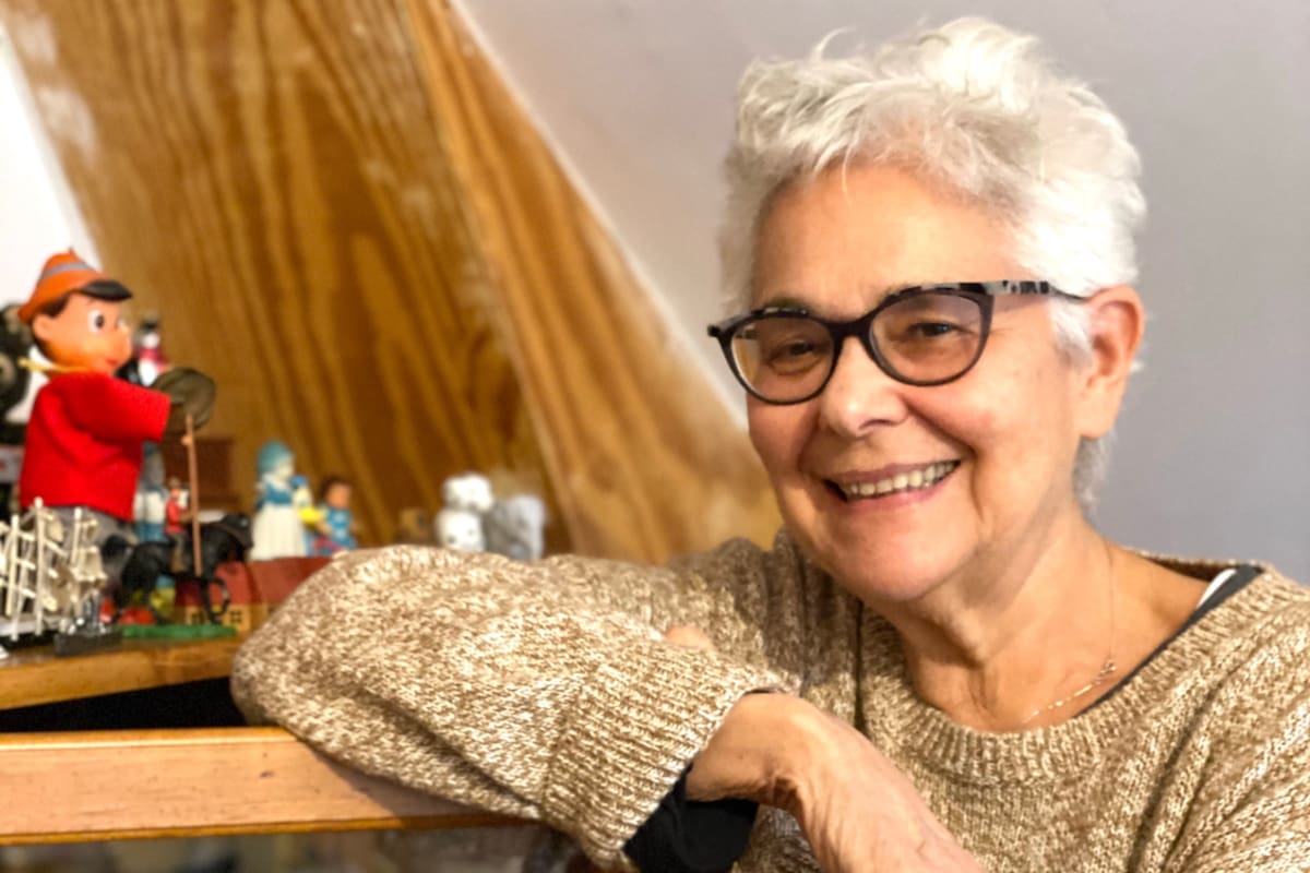 Liliana Porter en su casa