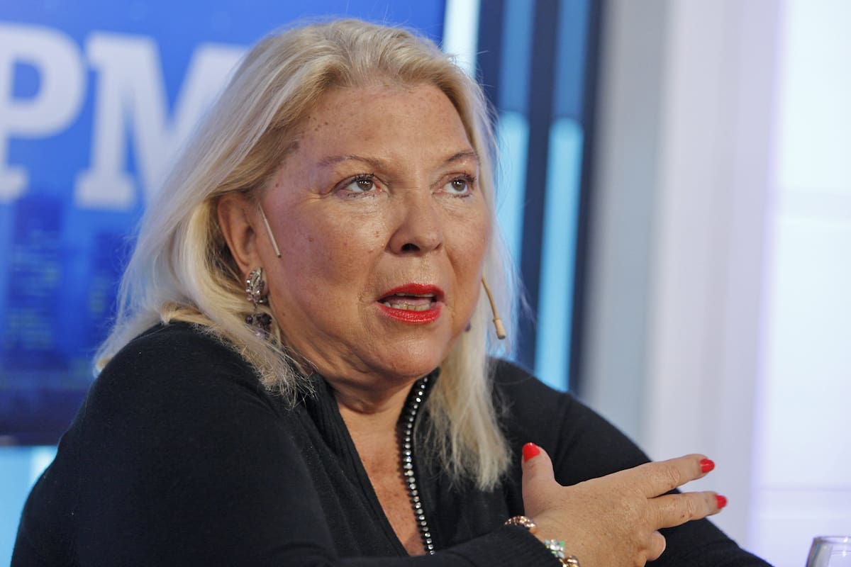 Lilita Carrió, indignada