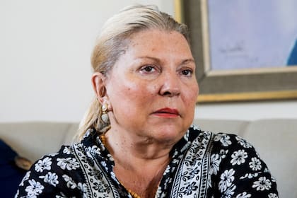 Lilita Carrió, indignada