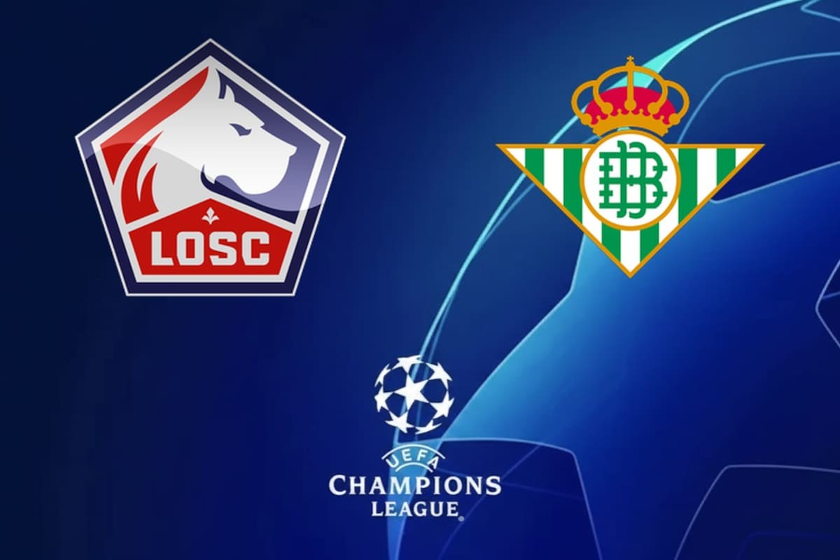 Lille y Real Betis disputaron uno de los encuentros de la jornada de la Champions League