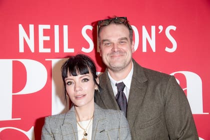 Lily Allen y David Harbour, cuando aun eran pareja