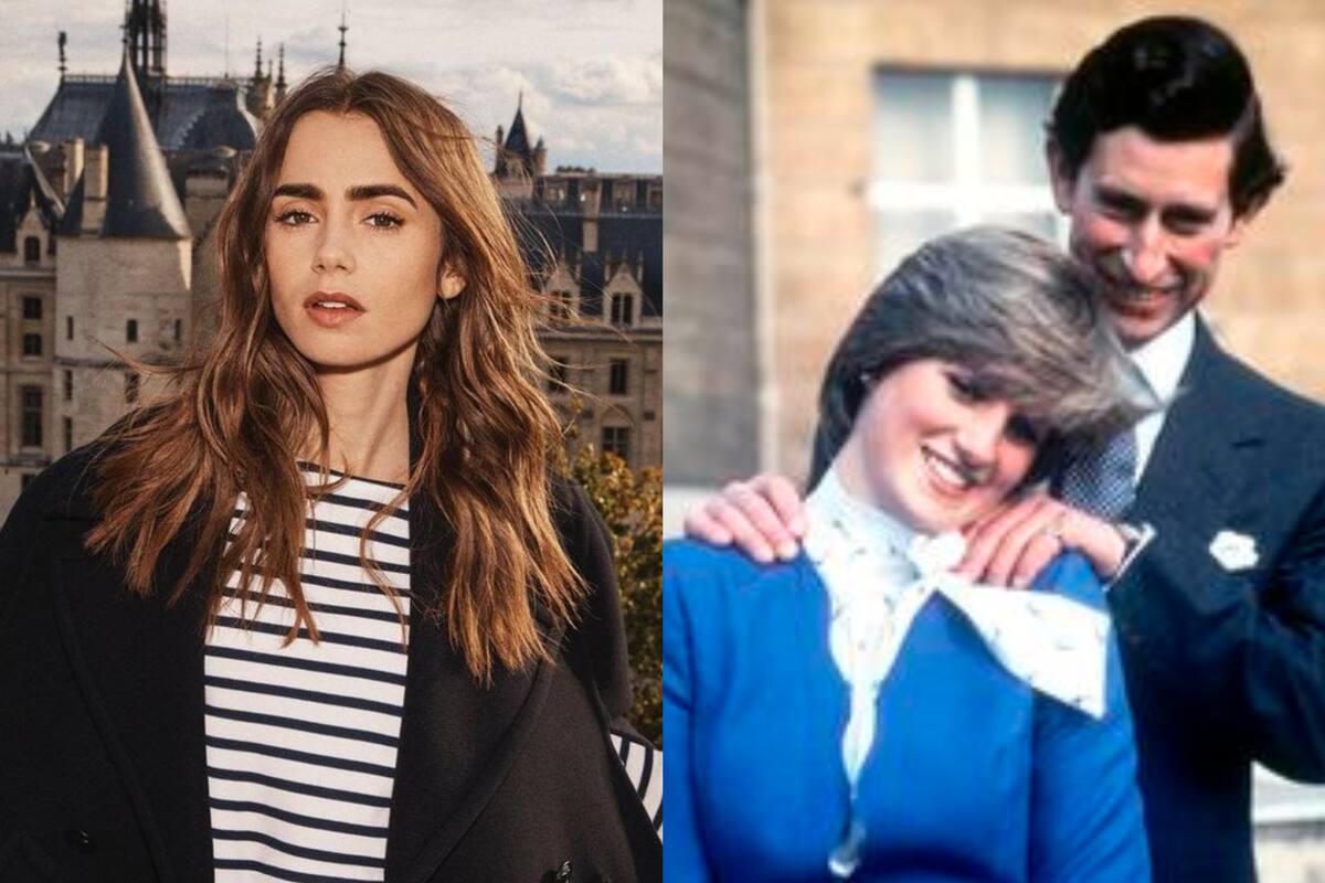 Lily Collins fue invitada al programa de James Corden y recordó dos episodios desopilantes en los que se codeó con la realeza británica