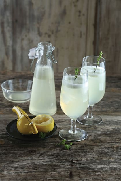 Limonada con menta y jengibre, una bebida refrescante, hidratante y baja calorías para el verano