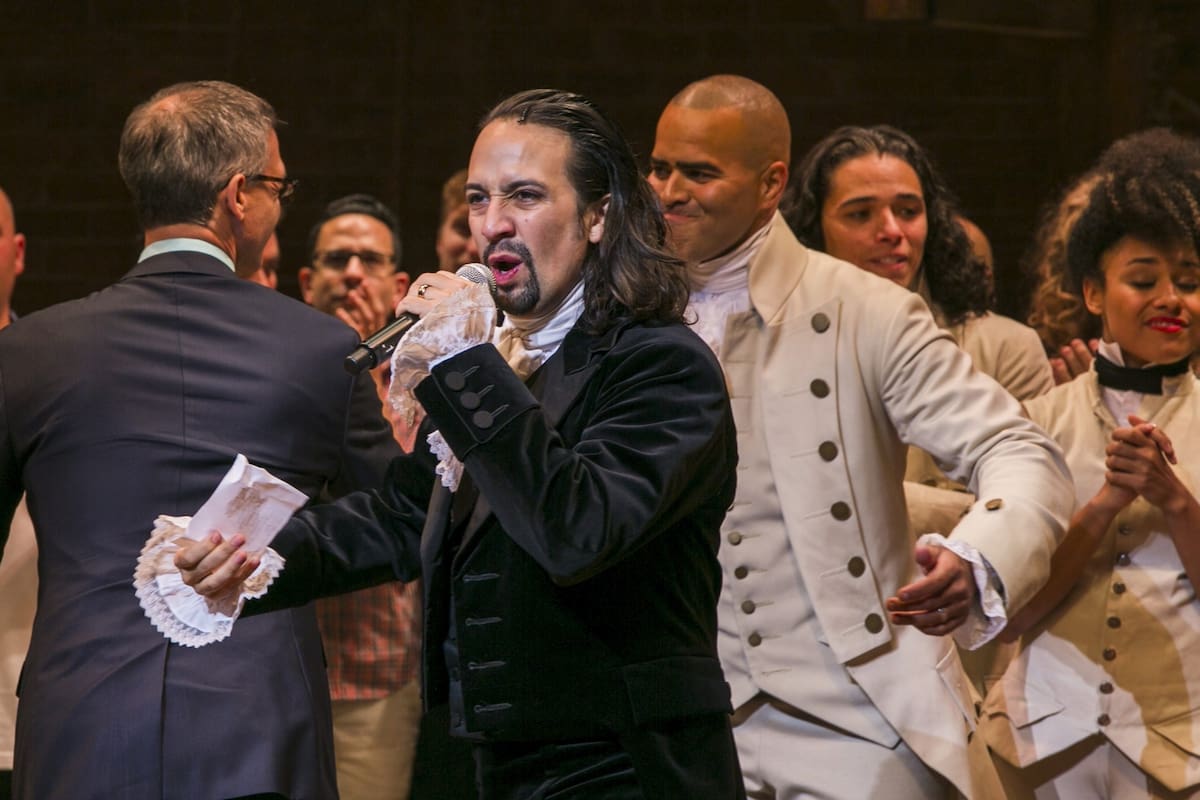 Lin-Manuel Miranda, actor y creador de la obra Hamilton, la más nominada de los premios Tony