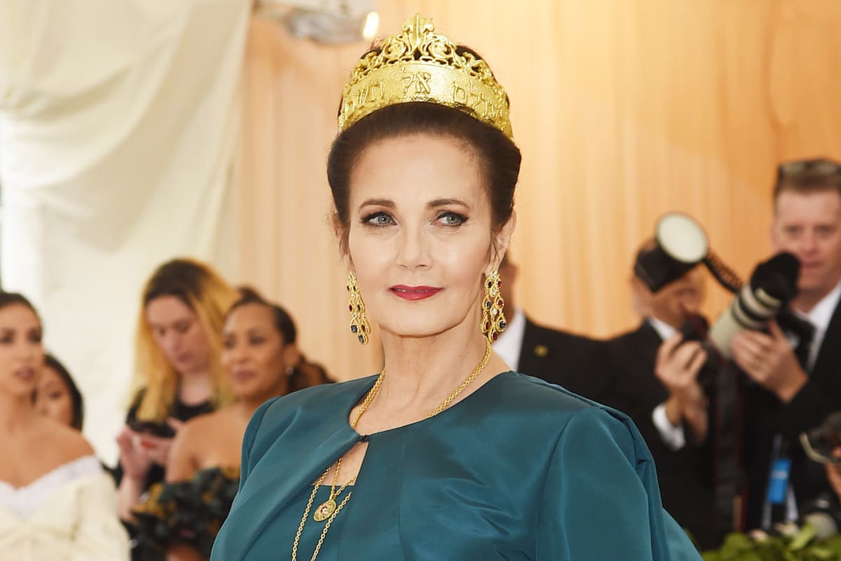 Linda Carter, una de las primeras en llegar a la alfombra roja
