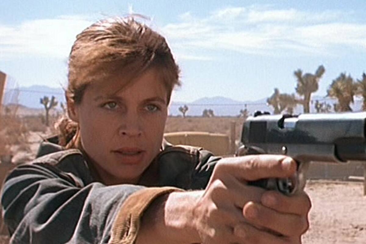 Linda Hamilton, como Sarah Connor