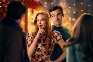 Lindsay Lohan no solo protagoniza la película de Netflix, sino que también se desempeñó como productora ejecutiva (Foto: Netflix)