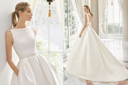 Líneas simples en off white