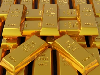 Lingotes de oro
