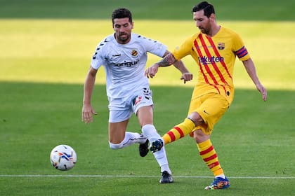 Lionel Messi fue titular en Barcelona, en el amistoso ante Gimnástic de Tarragona