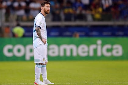 Lionel Messi, en soledad