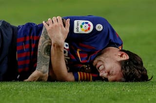 VIDEO: el momento de la lesión de Lionel Messi en Barcelona frente a Sevilla