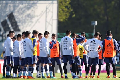 La selección juvenil trabaja en Ezeiza