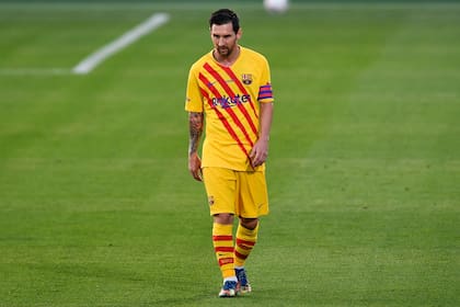Lionel Messi, en un momento del partido
