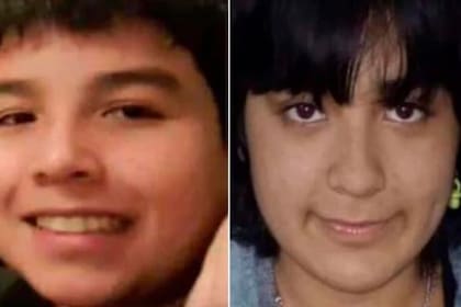 Lionel Domínguez y Tabatha Morel, de 13 años, son compañeros de colegio y desde el jueves de la semana pasada que perdieron contacto con sus familiares.
