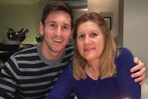Lionel junto a Celia, su madre