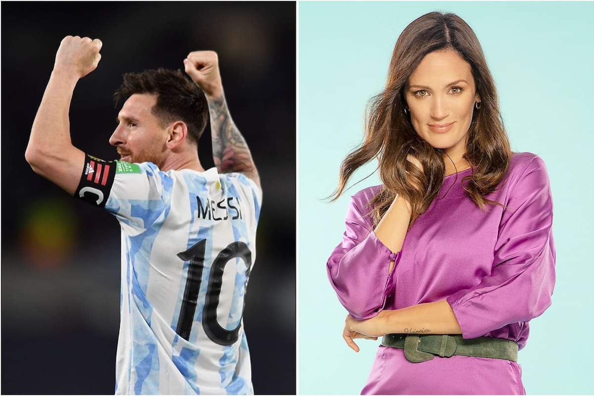 Lionel Messi, al frente de la Selección Nacional, y Paula Chaves, conductora de Bake off, el gran pastelero, los protagonistas del domingo