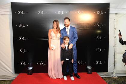 Lionel Messi, Antonella Roccuzzo y Thiago Messi