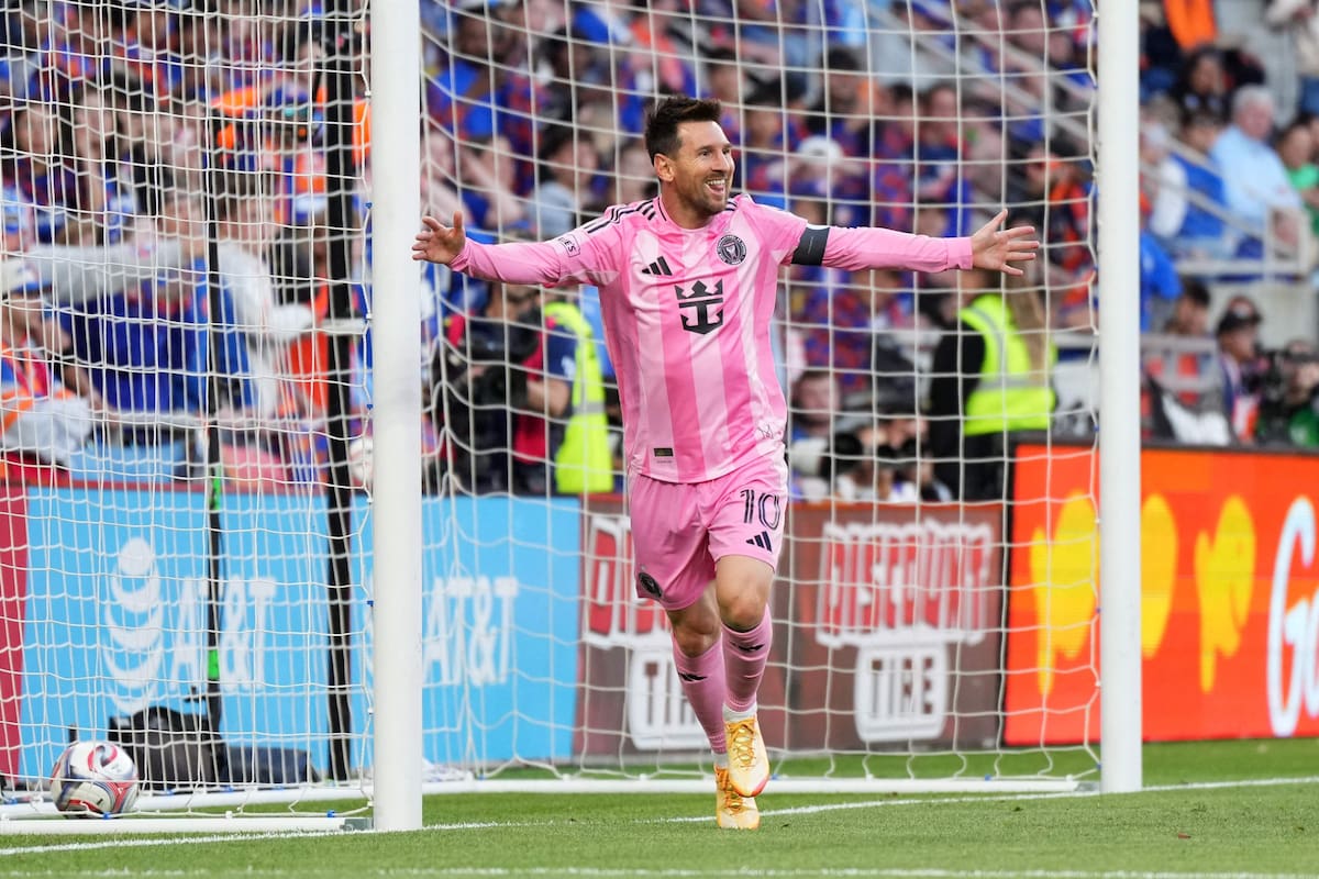 Lionel Messi atraviesa un gran momento en Inter Miami: convirtió cuatro goles en sus últimos tres partidos.