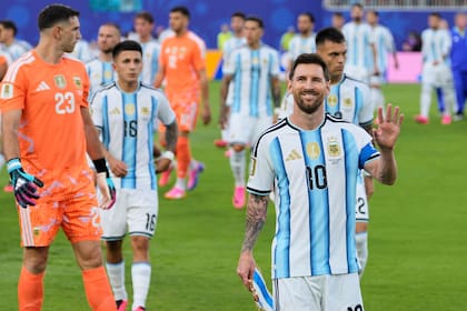 Lionel Messi, capitán de la selección argentina.