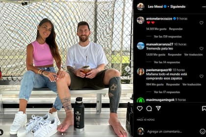 Lionel Messi compartió fotos familiares en Instagram (Foto Instagram @LeoMessi)