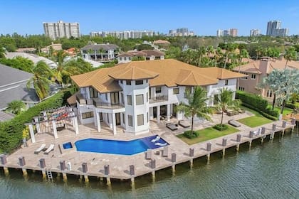 Lionel Messi compró esta propiedad en Fort Lauderdale por US$10.5 millones a los pocos meses de haberse instalado en Miami con su familia para ser parte del Inter