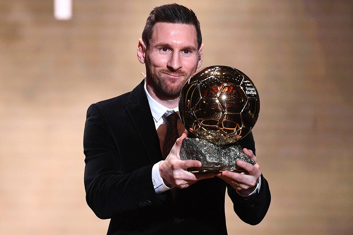 Lionel Messi, con su sexto Balón de Oro
