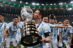 Lionel Messi conquistó su primer título con la Selección Argentina