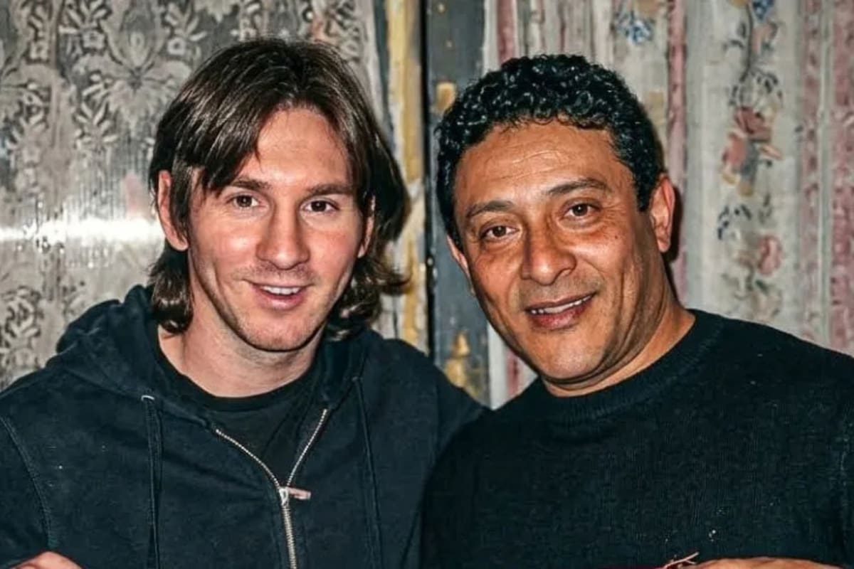 Lionel Messi contó con el show de su ídolo en la despedida