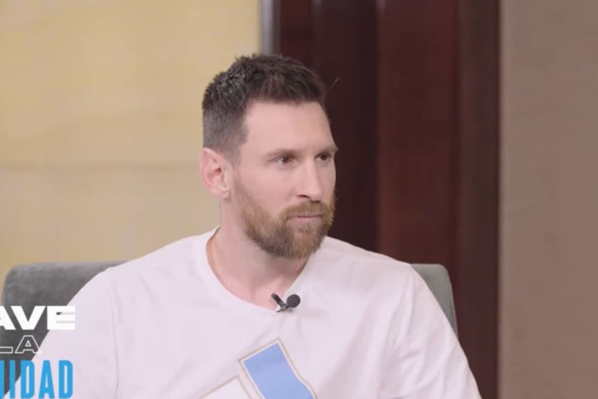 Lionel Messi dio una entrevista a la Televisión Pública.