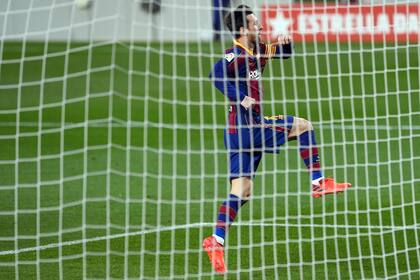 Lionel Messi durante el partido que disputaron el Barcelona y el Betis, el 7 de noviembre de 2020.