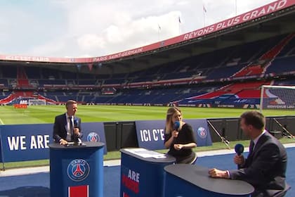 Lionel Messi en entrevista con el canal oficial de PSG