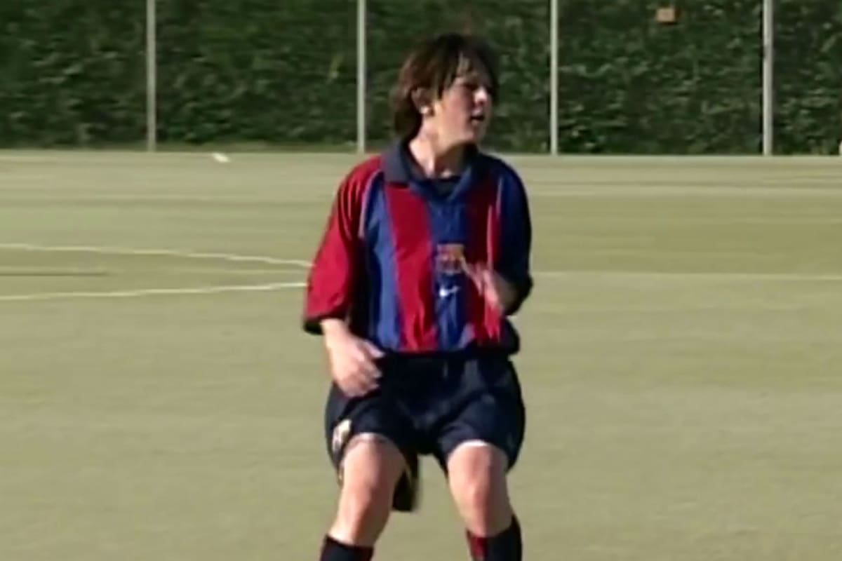 Lionel Messi en La Masía