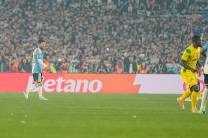 Lionel Messi, en su despedida de la selección argentina