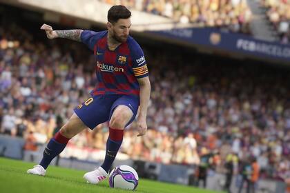 Lionel Messi es la cara del PES 2020