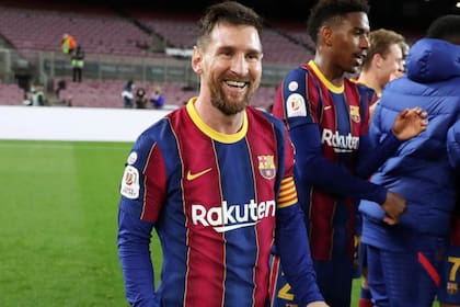 Lionel Messi es pura felicidad tras la épica victoria de Barcelona ante Sevilla por la semifinal de la Copa del Rey