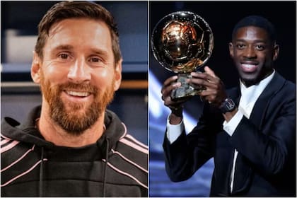 Lionel Messi felicitó a Ousmane Dembélé por el Balón de Oro