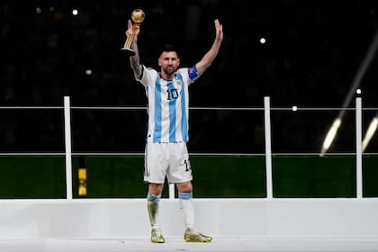 Lionel Messi, ganador del Olimpia de Oro al mejor deportista argentino de la temporada tras su inolvidable actuación en el Mundial Qatar 2022