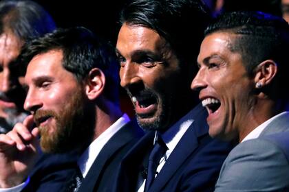 Lionel Messi, Gianluigi Buffon, Cristiano Ronaldo