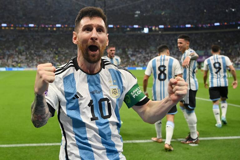Lionel Messi, como nunca se lo vio: grito alocado y arenga después del gol ante México en el Mundial - LA NACION