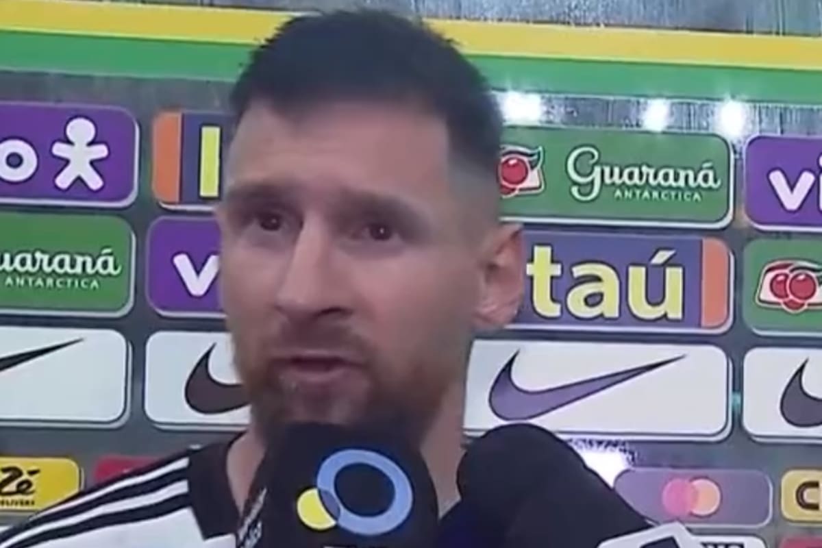 Lionel Messi habló tras el partido de la Argentina