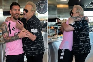 Lionel Messi junto a Carlos Villagrán, un encuentro que sorprendió a todos (Foto: X)