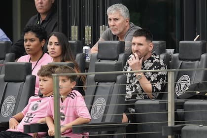 Lionel Messi, junto con su familia, vio desde afuera el partido de Inter Miami